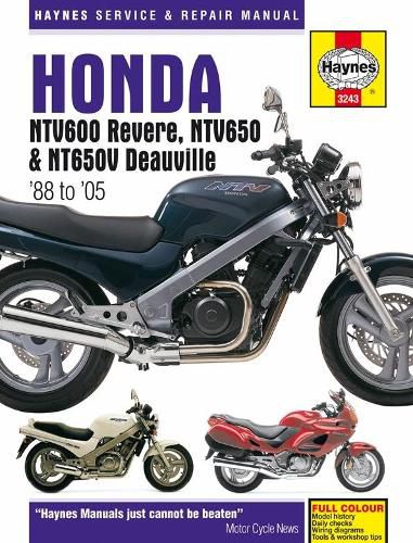 Cover image for Honda NTV600 Revere, NTV650 & NTV650V Deauville (88-05): 88-05