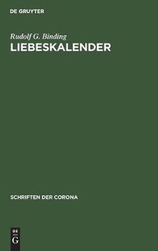 Cover image for Liebeskalender