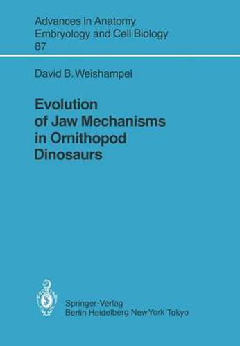 Cover image for Evolution of Jaw Mechanisms in Ornithopod Dinosaurs