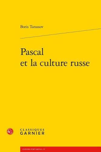 Cover image for Pascal Et La Culture Russe