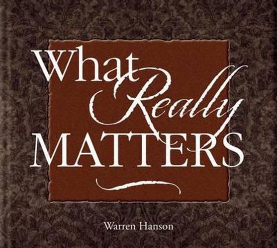 Cover image for What Really Matters