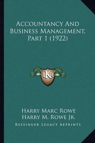 Accountancy and Business Management, Part 1 (1922)