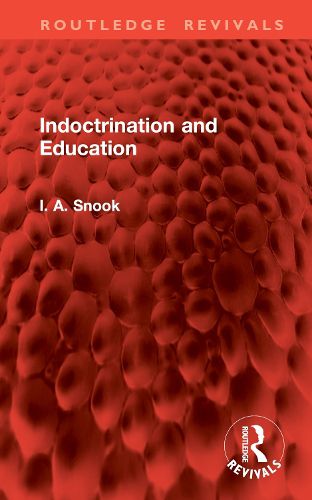 Cover image for Indoctrination and Education