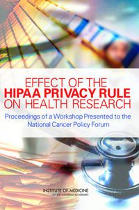 Cover image for Effect of the HIPAA Privacy Rule on Health Research: Proceedings of a Workshop Presented to the National Cancer Policy Forum