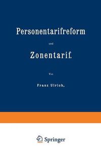 Cover image for Personentarifreform Und Zonentarif