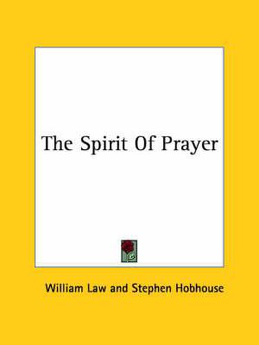 Cover image for The Spirit of Prayer