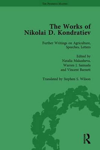 Cover image for The Works of Nikolai D Kondratiev Vol 4