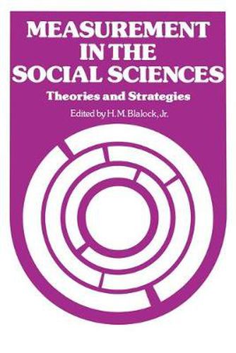 Cover image for Measurement in the Social Sciences