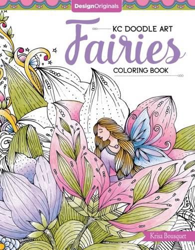 Cover image for KC Doodle Art Fairies Coloring Book