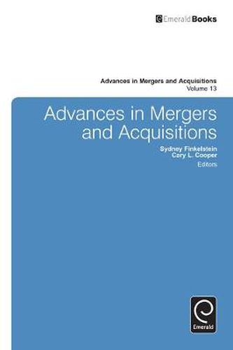 Cover image for Advances in Mergers and Acquisitions