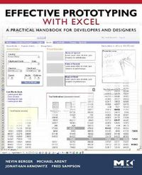 Cover image for Effective Prototyping with Excel: A Practical Handbook for Developers and Designers