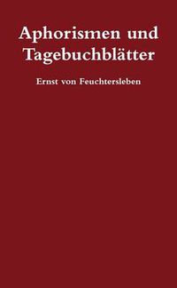 Cover image for Aphorismen und Tagebuchblatter