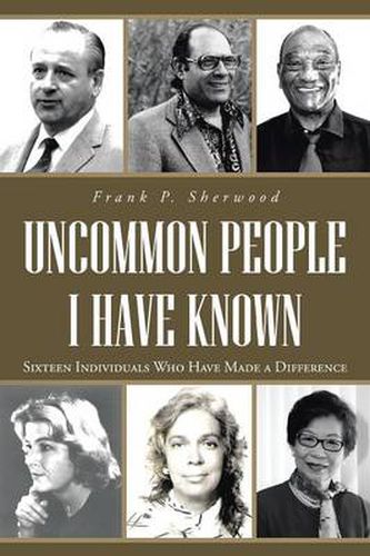 Cover image for Uncommon People I Have Known