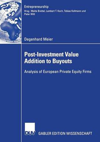 Cover image for Post-Investment Value Addition to Buyouts: Analysis of European Private Equity Firms