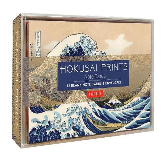 Hokusai Prints Note Cards: 12 Blank Note Cards & Envelopes (6 x 4 inch cards in a box)