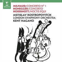 Cover image for Milhaud Concerto No 1 Honegger Cello Concerto Hoddinott Noctis Equi