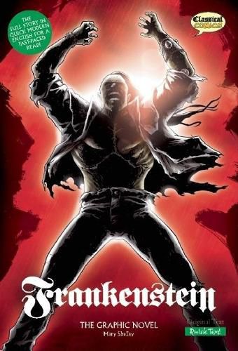 Cover image for Frankenstein the Graphic Novel: Quick Text