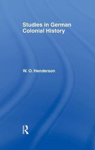 Cover image for Studies in German Colonial History