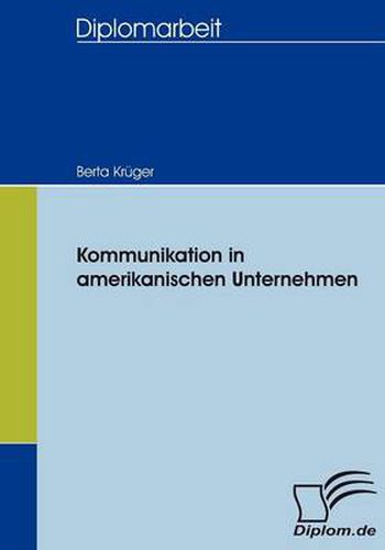 Cover image for Kommunikation in amerikanischen Unternehmen