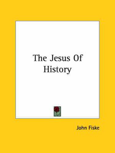 Cover image for The Jesus of History