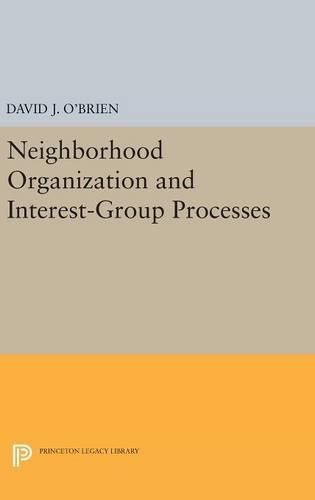 Neighborhood Organization and Interest-Group Processes