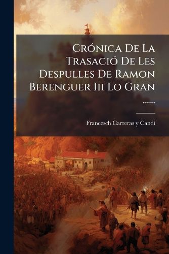Cover image for Cronica De La Trasacio De Les Despulles De Ramon Berenguer Iii Lo Gran ......