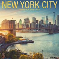 Cover image for New York City 2025 12 X 12 Wall Calendar