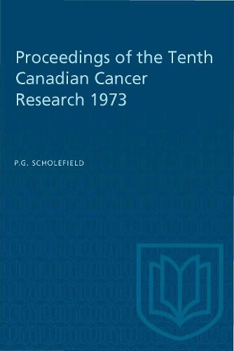 Cover image for Proceedings of the Tenth Canadian Cancer Research
