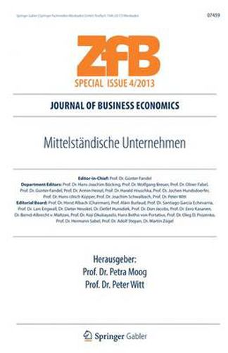 Cover image for Mittelstandische Unternehmen