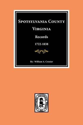 Cover image for Spotsylvania County, Virginia Records.