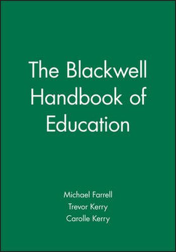 Cover image for The Blackwell Handbook of Education