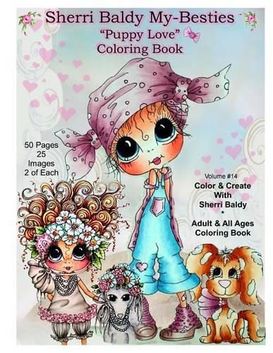 Cover image for Sherri Baldy My Besties TM Puppy Love Coloring Book