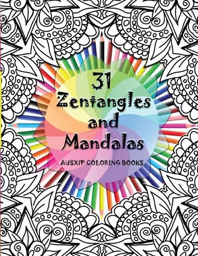 Cover image for 31 Zentangles and Mandalas