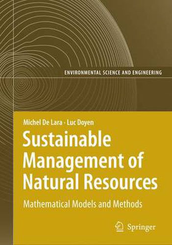 Cover image for Sustainable Management of Natural Resources: Mathematical Models and Methods