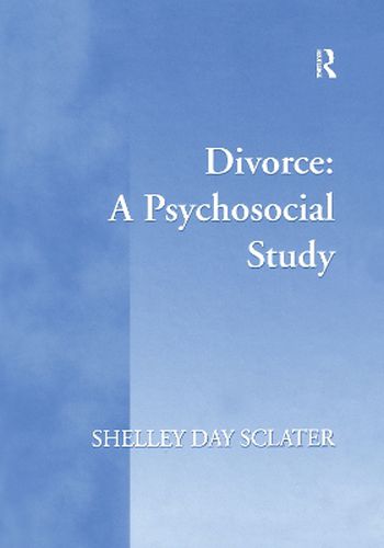 Cover image for Divorce: A Psychosocial Study