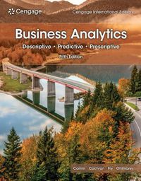 Cover image for Business Analytics, Cengage International Edition