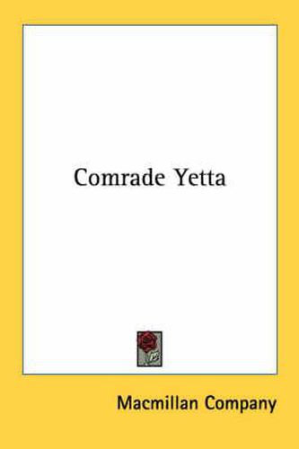 Cover image for Comrade Yetta