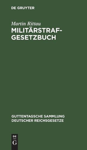 Cover image for Militarstrafgesetzbuch