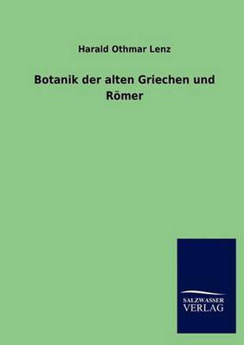 Cover image for Botanik der alten Griechen und Roemer