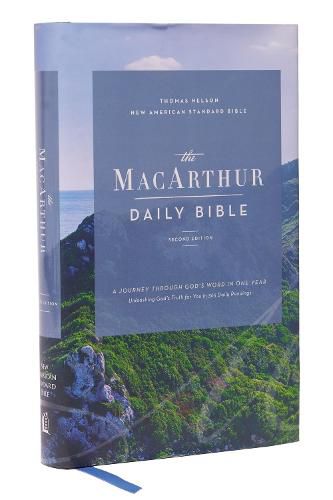 Cover image for NASB, MacArthur Daily Bible, 2nd Edition, Hardcover, Comfort Print