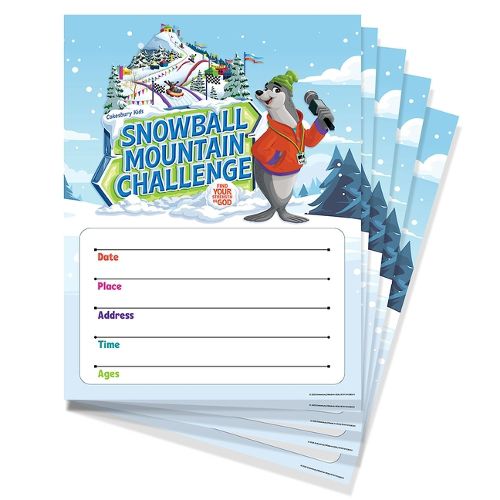 Cover image for Vbs 2026 Snowball Mountain Challenge Small Promotional Posters (Pkg of 5)