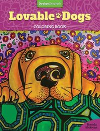 Cover image for Lovable Dogs Coloring Book