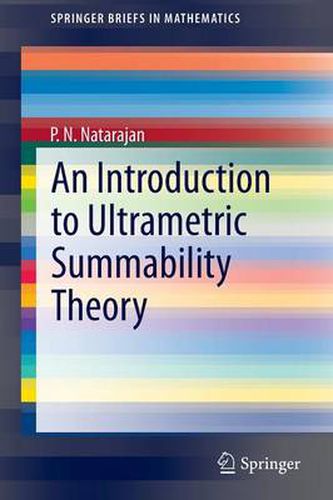 Cover image for An Introduction to Ultrametric Summability Theory
