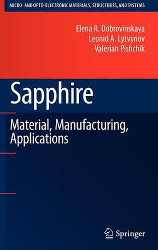 Cover image for Sapphire: Material, Manufacturing, Applications