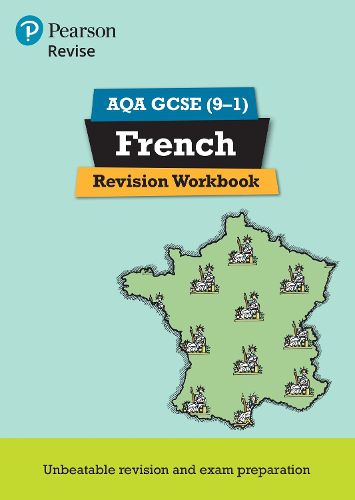 Cover image for Pearson REVISE AQA GCSE (9-1) French Revision Workbook: for home learning, 2022 and 2023 assessments and exams