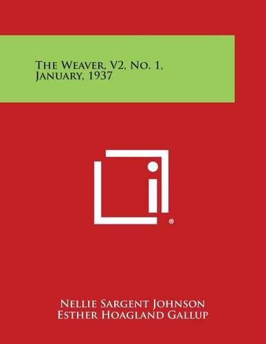 Cover image for The Weaver, V2, No. 1, January, 1937