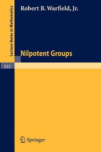 Cover image for Nilpotent Groups