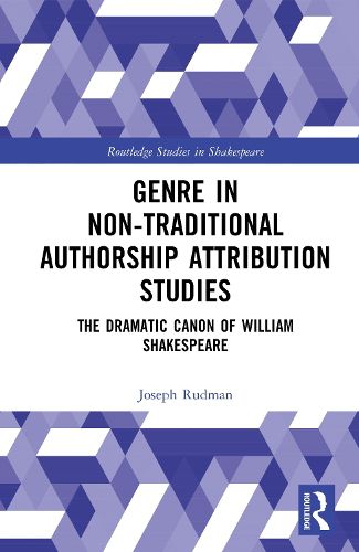 Cover image for Genre in Non-Traditional Authorship Attribution Studies