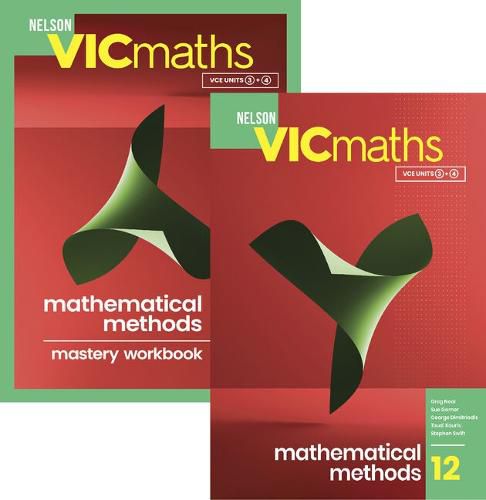 Nelson VicMaths 12 METHODS SB WB Value Pack with Nelson MindTap 15 Months