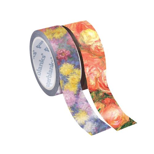 Monet's Chrysanthemums/Renoir, Letter to Morisot (1892) (Mixed Pack) Washi Tape